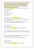 NR605&sol;NR 605 MIDTERM EXAM  QUESTION AND ANSWERS &vert; &NewLine;DIAGNOSIS & MANAGEMENT IN PSYCHIATRIC-MENTAL &NewLine;HEALTH ACROSS THE LIFESPAN QUESTIONS & ANSWERS &NewLine;CAMPION TEST UPDATED ON 2026 