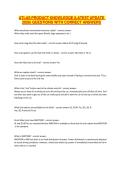 ATLAS PRODUCT KNOWLEDGE &lpar;LATEST UPDATE 2026&rpar; QUESTIONS WITH CORRECT ANSWERS