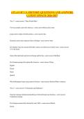 ATLAS OF U&period;S&period; HISTORY QUESTIONS AND ANSWERS LATEST UPDATE 2026-2027
