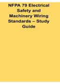 NFPA Standards in Electrical Safety and Fire Protection Complete Study Guide Code Compliance Exam Review Test Bank with Solution 2025&sol; 2026