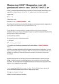 Pharmacology HESI V2 Preparation exam with questions and answers latest 2026-2027 RATED A&plus;