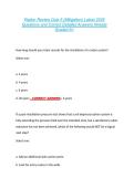Radon Review Quiz 6 &lpar;Mitigation&rpar; Latest 2026 &NewLine;Questions and Correct Detailed Answers Already &NewLine;Graded A&plus;