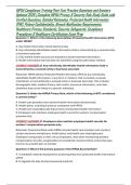 HIPAA Compliance Training Post-Test Practice Questions and Answers Updated 2026 &vert; Complete HIPAA Privacy & Security Rule Study Guide with Verified Questions&comma; Detailed Rationales&comma; Protected Health Information &lpar;PHI&rpar;&comma; Patient Confidentiality&comma; Breach Notifica