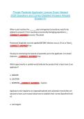 Private Pesticide Applicator License Exam Newest &NewLine;2026 Questions and Correct Detailed Answers Already &NewLine;Graded A&plus; 