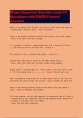 Home Inspector Practice exam &num;1 Questions with 100&percnt; Correct Answers