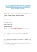 PLATO Edmentum US Government End of Semester &NewLine;Test Newest 2026 Questions and Correct Detailed &NewLine;Answers Already Graded A&plus; 