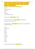 NAPLEX 2026 QUESTIONS AND CORRECT ANSWERS &NewLine;LATEST UPLOAD 2026-2027 BEST EXAM SOLUTION  &NewLine;RATED A&plus; FOR SUCCESS