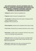 WGU D199 Study Guide & Practice Test &vert; Intro to Physical & Human Geography