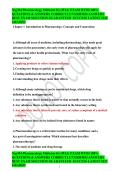 Nsg304 Pharmacology Midterm SG &lpar;Wk1&rpar; EXAM WITH 100&percnt; &NewLine;QUESTIONS & ANSWERS CORRECTLY&sol;VERIFIED ANSWERS &NewLine;BEST EXAM SOLUTION GUARANTEED  SUCCESS LATEST 2026 &NewLine;GRADED