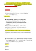 NURS 406 PHARMACOLOGY EXAM ASSESSMENT TEST &NewLine;QUESTIONS & ANSWERS LATEST UPDATE 2026-2027 GRADED &NewLine;100&percnt; CORRECT 