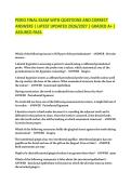 PERIO FINAL EXAM WITH QUESTIONS AND CORRECT&NewLine;ANSWERS &vert; LATEST UPDATED 2026&sol;2027 &vert; GRADED A&plus; &vert;&NewLine;ASSURED PASS&period; 