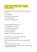 ISDS 3115 EXAM WITH QUESTIONS AND ANSWERS&NewLine;LATEST UPDATE 2026&sol;2027 &lpar;100&percnt; VERIFIED&rpar;&NewLine;GUARANTEED PASS&period;