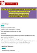 NR 605 Diagnosis & Management in Psychiatric-Mental &NewLine;Health across the Lifespan I Practicum  &NewLine;Midterm Exam Weeks 1 - 4 Covered  &NewLine;100&percnt; Guarantee Pass - Chamberlain