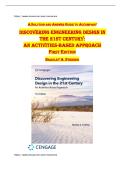 Solutions Manual for Discovering Engineering Design in the 21st Century&comma; 1st Edition &ndash; Bradley Striebig &lpar;Chapters 1&ndash;8&comma; Verified&comma; A&plus; Grade&rpar;&NewLine;