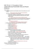 NUR 155 EXAM PACKAGE DEAL QUESTIONS AND ANSWERS WITH VERIFIED SOLUTIONS UPDATED&excl;&excl;&excl;&excl;