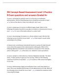 RN Concept-Based Assessment Level 1 Practice&NewLine;B Exam questions and answers Graded A&plus;&NewLine;A nurse is reviewing the medical record of a client prior to medication&NewLine;administration&period; Which of the following actions should the nurse plan to take&quest; -&NewLine; Instruct the c
