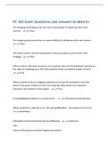 RT 102 Exam Questions and answers Graded A&plus;