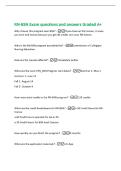 RN-BSN Exam questions and answers Graded A&plus;