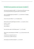 RN-BSN Exam questions and answers Graded A&plus;&NewLine;
