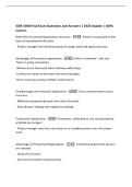 SCM 1000 Final Exam Questions and Answers &vert; 2026 Update &vert; 100&percnt;&NewLine;Correct&period;