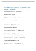 ScribeAmerica Final Exam ED questions and&NewLine;answers Graded A&plus;