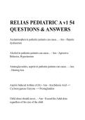 RELIAS PEDIATRIC A v1 54&NewLine;QUESTIONS & ANSWERS