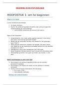 Collegeaantekeningen Inleiding Psychologie &vert; Alle H behalve H5 &vert; KU Leuven &vert; 2025&sol;26
