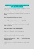 PHLEBOTOMY NATIONAL EXAM &lpar;NHA&rpar; QUESTIONS WITH ACCURATE ANSWERS