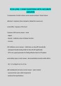 FCCN LEVEL 1 EXAM QUESTIONS WITH ACCURATE ANSWERS