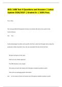 BIOL 1408 Test 4 Questions and Answers &vert; Latest&NewLine;Update 2026&sol;2027 &vert; Graded A&plus; &vert; 100&percnt; Pass&period;