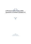 CTRI Exam Study Guide Comprehensive Review Questions and Detailed Explanations for Certified Therapeutic Recreation Certification Preparation A&plus;