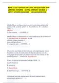 NBCE EXAM 3 WITH STUDY GUIDE 300 QUESTIONS AND&NewLine;VERIFIED ANSWERS &vert; &lpar;100&percnt; CORRECT&rpar; GRADED A&plus; &vert;&NewLine;LATEST UPDATED 2026&sol;2027 &vert; 100&percnt; ASSURED PASS&period;