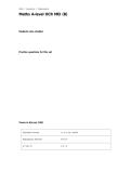 Maths A-level OCR MEI &lpar;B&rpar;&NewLine;&NewLine;
