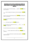 SERVICENOW CAD TEST &vert;ACTUAL QUESTIONS AND VERIFIED ANSWERS&vert;GRADED A&plus;&vert;PASS ON FIRST ATTEMPT&vert;NEWEST 2026 UPDATE&excl;&excl;&excl;&excl;&excl;&excl;&excl;&NewLine;