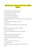 BIOC 3021 Exam 2&vert; Questions and answers &vert; Updated RATED A&plus; 