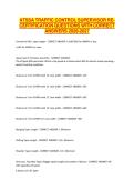 ATSSA TRAFFIC CONTROL SUPERVISOR RE- CERTIFICATION QUESTIONS WITH CORRECT ANSWERS 2026-2027&NewLine;
