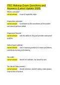 ITEC Makeup Exam Questions and Answers &lpar;Latest Update 2026&rpar;&period;docx&NewLine;&NewLine;