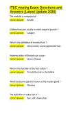 ITEC waxing Exam Questions and Answers &lpar;Latest Update 2026&rpar;&period;docx&NewLine;&NewLine;