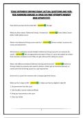 TEXAS DEFENSIVE DRIVING EXAM &vert;ACTUAL QUESTIONS AND VERIFIED ANSWERS&vert;GRADED A&plus;&vert;PASS ON FIRST ATTEMPT&vert;NEWEST 2026 UPDATE&excl;&excl;&excl;&excl;&excl;&excl;&excl;