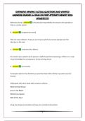 DEFENSIVE DRIVING &vert;ACTUAL QUESTIONS AND VERIFIED ANSWERS&vert;GRADED A&plus;&vert;PASS ON FIRST ATTEMPT&vert;NEWEST 2026 UPDATE&excl;&excl;&excl;&excl;&excl;&excl;&excl;