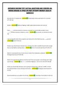 DEFENSIVE DRIVING TEST &vert;ACTUAL QUESTIONS AND VERIFIED ANSWERS&vert;GRADED A&plus;&vert;PASS ON FIRST ATTEMPT&vert;NEWEST 2026 UPDATE&excl;&excl;&excl;&excl;&excl;&excl;&excl;