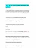 BSN 266 HESI Exam with Questions and Answers