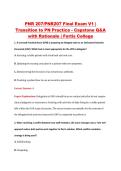 PNR207 Final Exam V1&ndash;V3 &vert; PNR 207 Final Exam V1&ndash;V3 &vert; Transition to PN Practice &ndash; Capstone &vert; Fortis College &vert; Complete Exam Bundle with Detailed Verified Answers