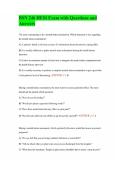 BSN 246 HESI Exam with Questions and Answers