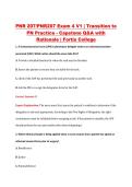 PNR207 Exam 4 V1&ndash;V3 &vert; PNR 207 Exam 4 V1&ndash;V3 &vert; Transition to PN Practice &ndash; Capstone &vert; Fortis College &vert; Complete Exam Bundle with Detailed Verified Answers