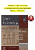 Test Bank for Gordis Epidemiology &lpar;7th Edition&rpar; by Celentano &ndash; Chapters 1-20 Complete &lpar;Digital PDF Download&rpar;
