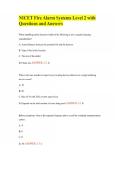NICET Fire Alarm Systems Level 2 with Questions and Answers