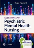 Essentials of Psychiatric Mental Health Nursing&comma; 8th Edition Test Bank &lpar;Townsend&rpar;&NewLine;&NewLine;