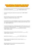 BASIC APPRAISAL PROCEDURES&comma; TEST REVIEW QUESTIONS WITH CORRECT ANSWERS 2026