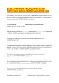 BASIC APPRAISAL PROCEDURES EXAM QUESTIONS WITH CORRECT ANSWERS 2026